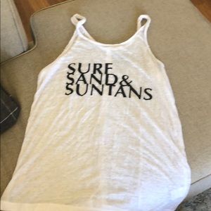 Chaser white tank tunic